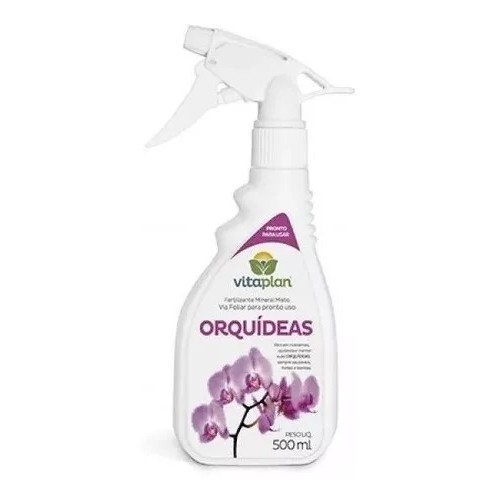 Fertilizante Adubo Foliar Orquideas Vitaplan Nutriplan Pronto pra uso 500 Ml em Oferta na Shopee
