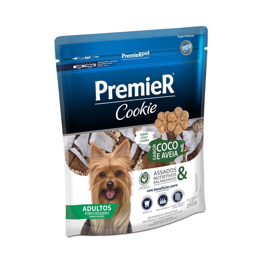 COOKIE COCO E AVEIA AD RACAS PEQ - 250G -  PREMIER  PET