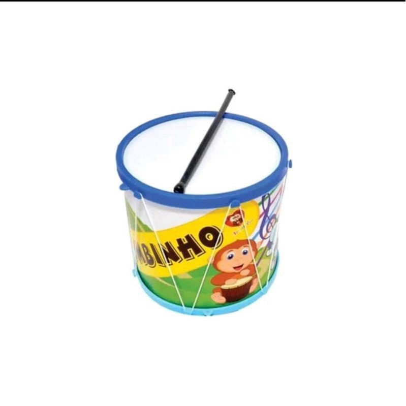 TAMBOR GRANDE BRINQUEDO  INFANTIL PARA CRIANÇA 1UNIDADE em Oferta na Shopee