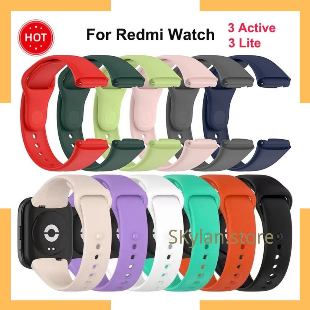 Pulseira De Silicone Correa compativel Para Xiaomi Redmi Watch 3 Active/Lite