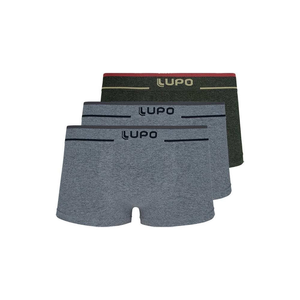 Kit com 3 Cuecas Sunga Lupo 526-001 Colorido - Men Clothes