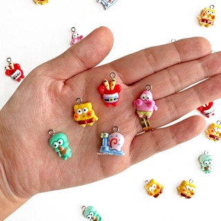 Pingente Bob Esponja Turma - 10 pçs em Oferta na Shopee