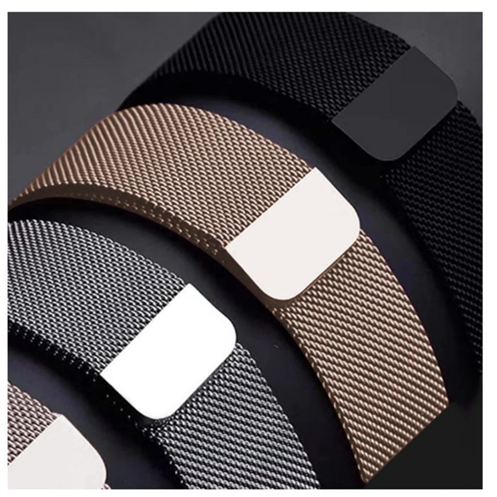 Pulseira Milanês Milanese Metal compatível Apple Watch Series 7 8 9 10 ultra 38 40 41 42 44 45 46 49 mm Aço-METAL