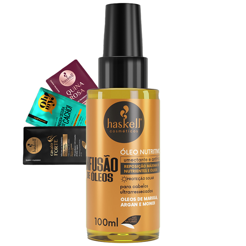 Haskell Infusão de Óleos Óleo Nutritivo 100ml em Oferta na Shopee