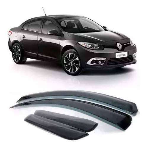 Calha De Chuva Defletor Renault Fluence Todos 4 Portas