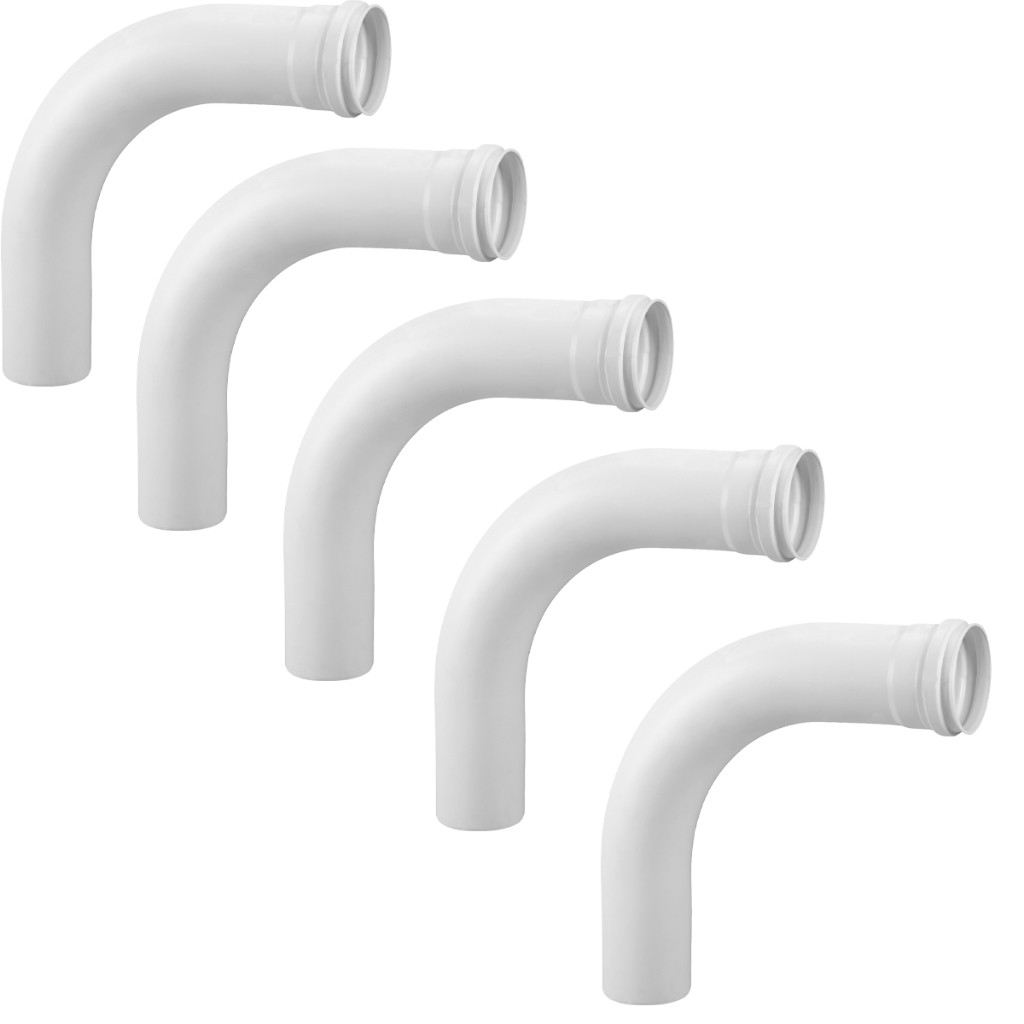 Detalhes do Curva PVC 90º Longa Para Tubo Esgoto 150mm Fortlev