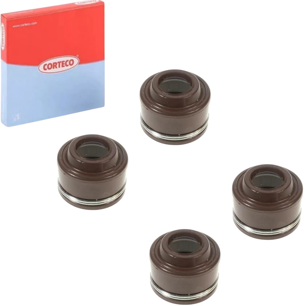 Jogo 4 Retentores de Valvula 3247v Corteco Honda CB CBR 400 450 NX Falcon em Oferta na Shopee