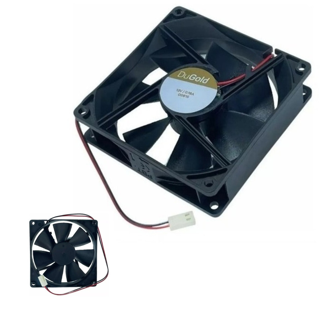 Microventilador Axial Cooler 12v/0.18a 92x92mm DG815 DuGold