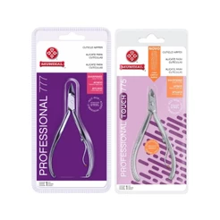 Kit 2 Alicates Cutícula 777 E 775 Inox Profissional Mundial