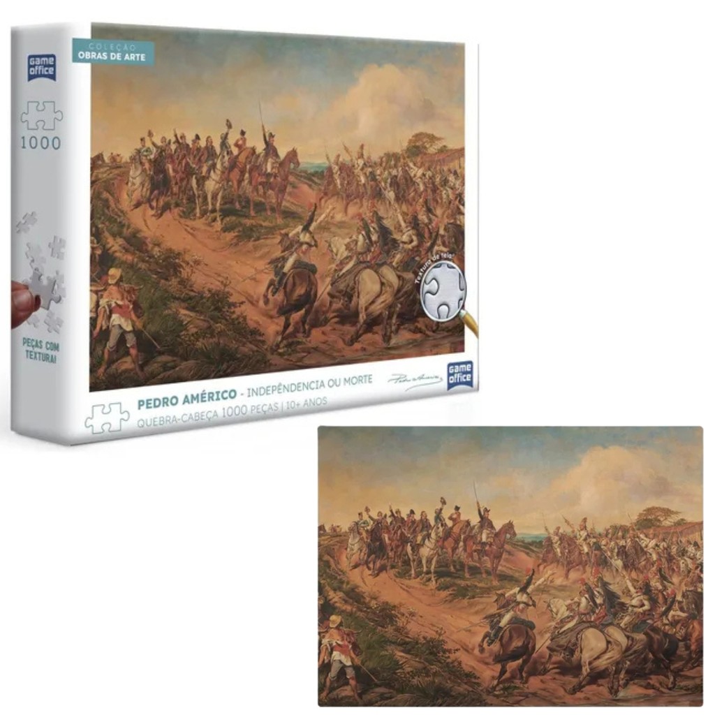 Quebra Cabeça Independência Ou Morte 1000 Peças  Pedro Américo - Toyster