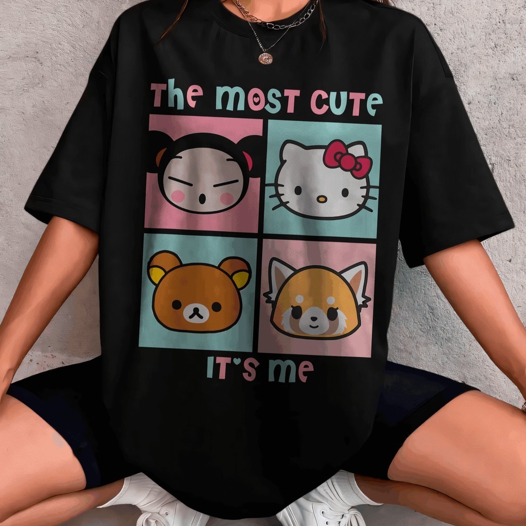Camiseta Feminina The Most Cute Its Me Anime Cartoon Cute E-girl ENVIO IMEDIATO