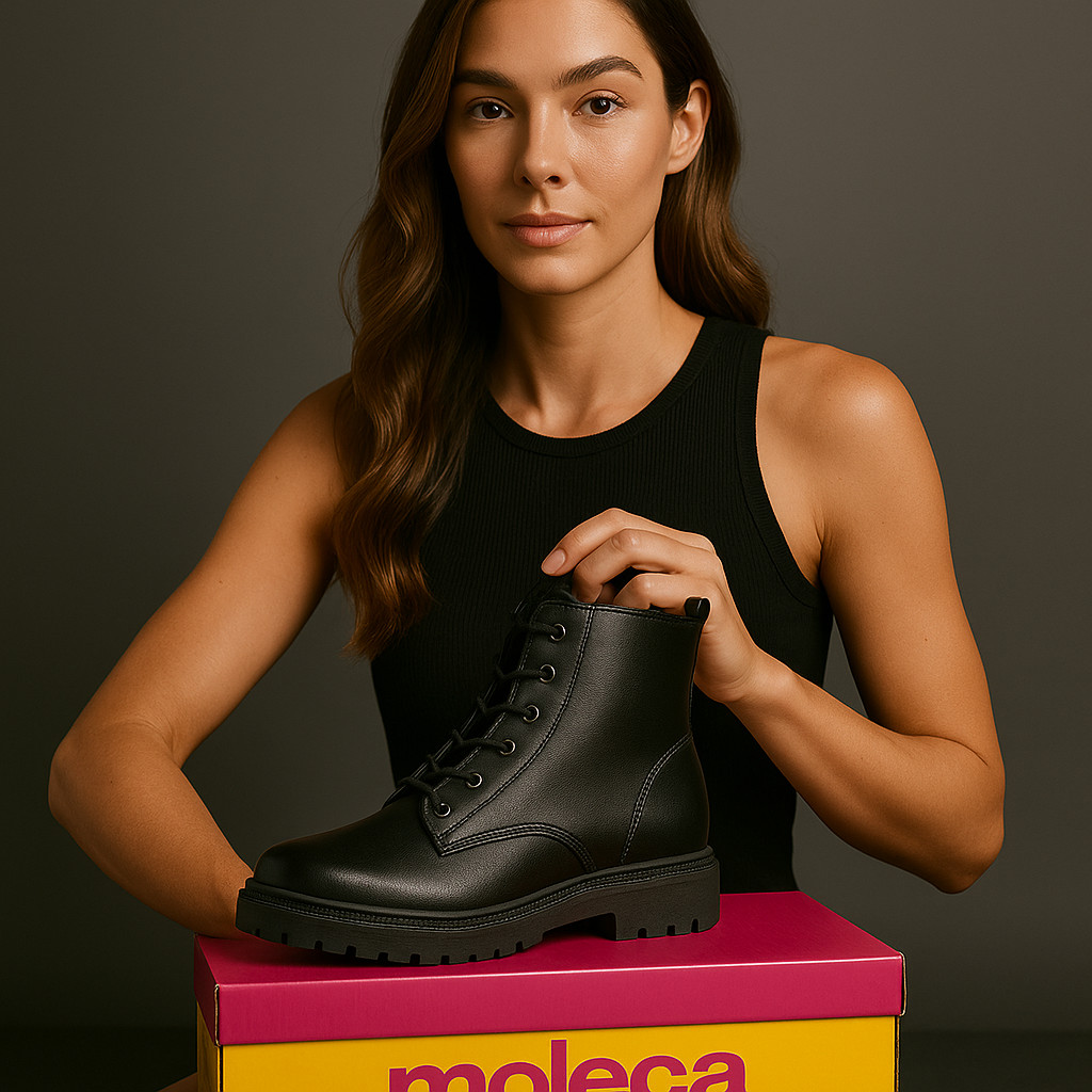 Coturno Feminino Moleca Original