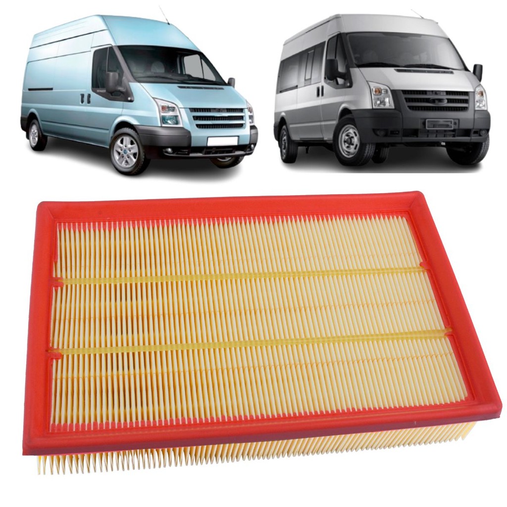 Filtro ar motor Ford Transit 2.2L 2012 A 2014/ Transit 2.2 TDCI Após 2014/ Transit 2.4 TDCI Após 2008