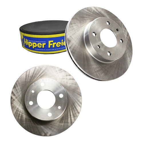 Par Disco De Freio Dianteiro Ventilado Palio Siena Hipper - Spare Parts and Accessories for Vehicles