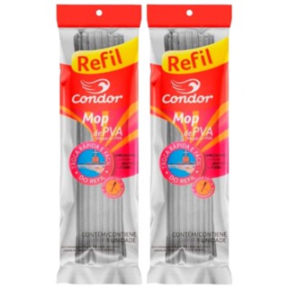 Kit 2 Refil Para Mop PVA Rodo Mágico Esfregão Condor Multiuso Limpeza em Oferta na Shopee
