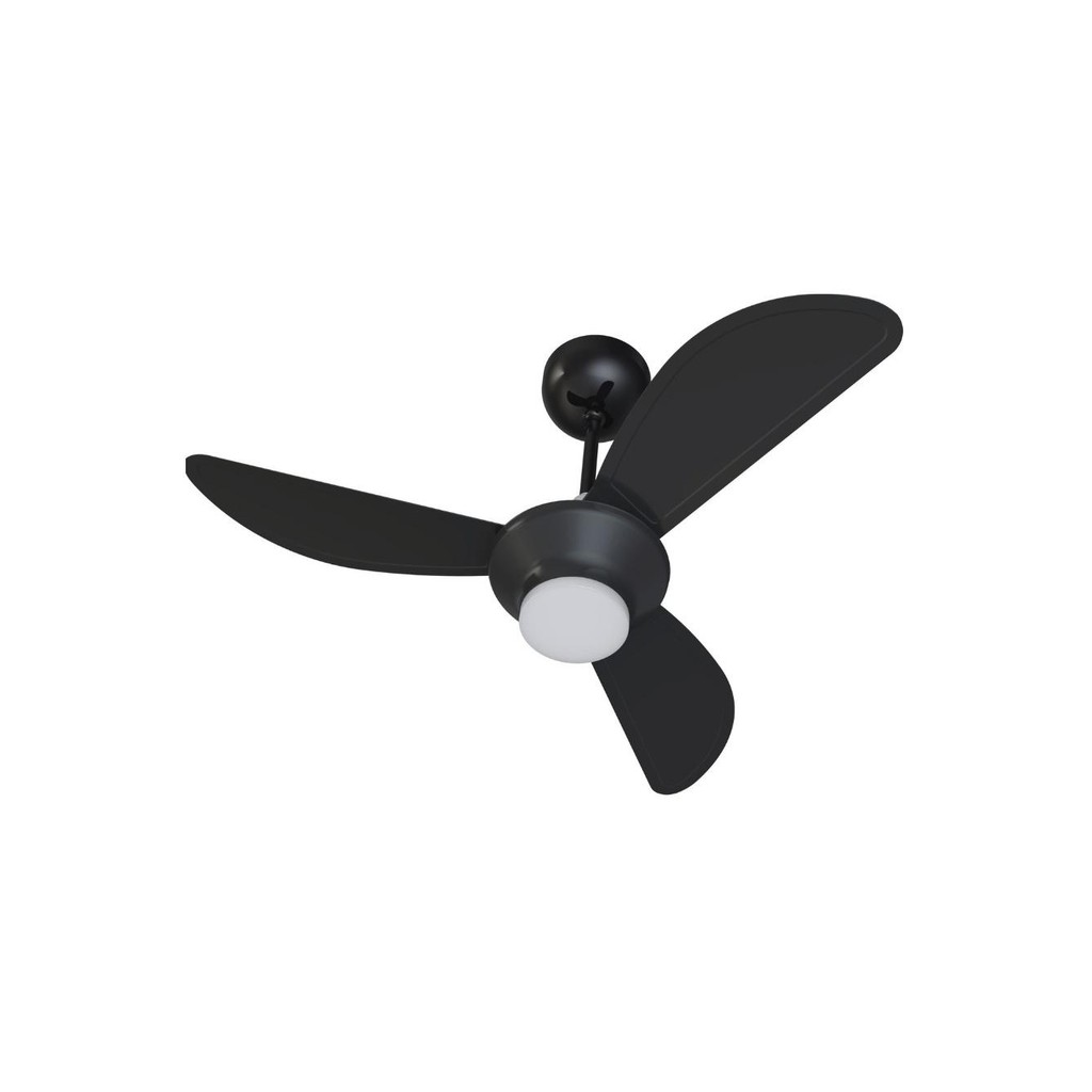 Ventilador De Teto Ventisol Mistral Inverter Led Controle Remoto Bivolt Preto