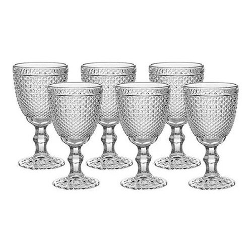 TAÇA PARA AGUA BICO DE JACA 320ML HAUSKRAFT COM 6 PÇS