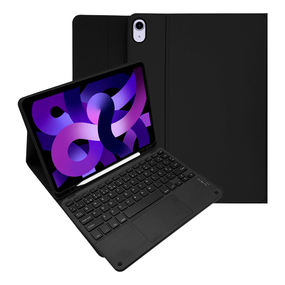 Capa Para iPad Air 5 2022 10.9 Polegadas Teclado E Touchpad