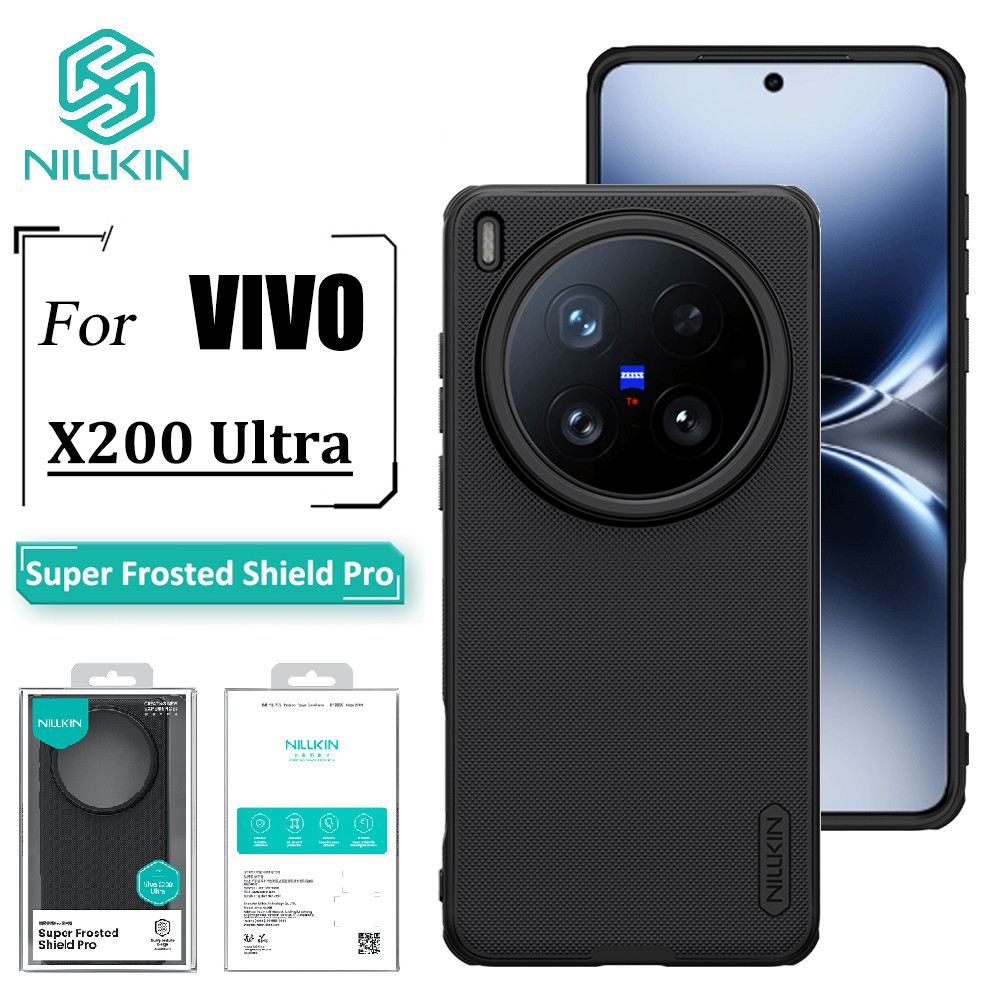 Nillkin Para Vivo X200 Ultra Caso Super Frosted Shield Pro Anti Impressão Digital Capa Traseira À Prova De Choque em Oferta na Shopee