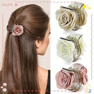SULOVEDU 1/3 Unidades De Grampos De Cabelo Rosa , Acessórios , Garra Elegantes De Dupla Face
