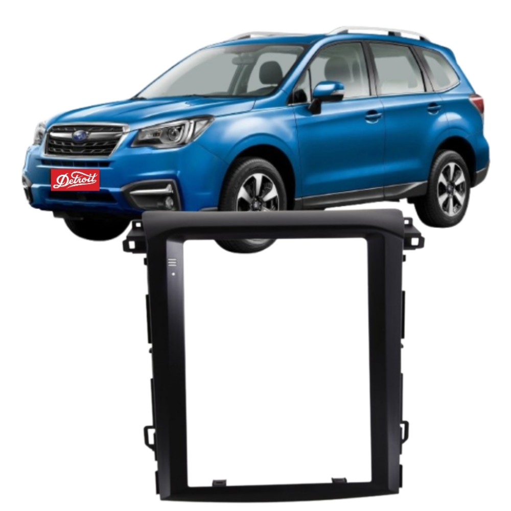 Moldura Painel Subaru Forester 2019 a 2023 Ludovico 22.029SA-A 9.7 polegadas TESLA Preta