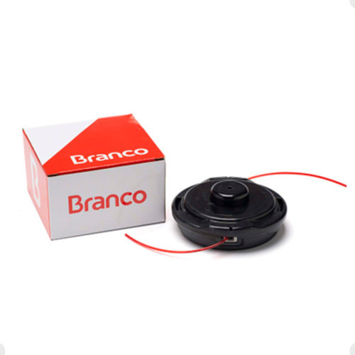 Carretel de Nylon Manual Corte Baixo para Roçadeira Rosca M10x1,25mm 2 Fios Até 3mm + 10m de Nylon