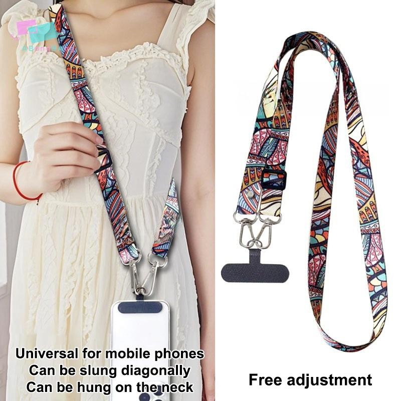 Abongbanghn Universal Ajustável Cordão Do Telefone Móvel Crossbody Pescoço Cinta Cabo Anti Perda Corda Com Junta Para To