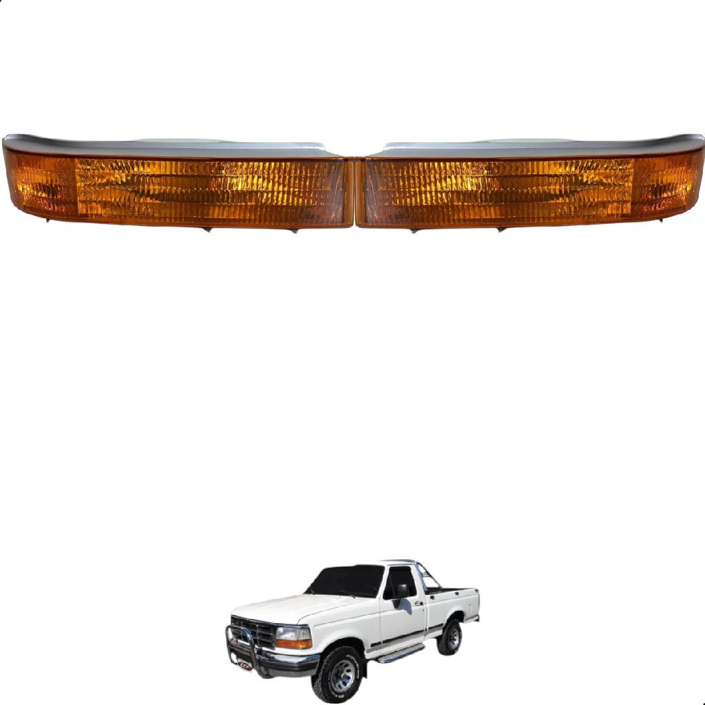 Lanterna Pisca Seta Dianteira Ford F1000 1998 1999 2000 Ambar
