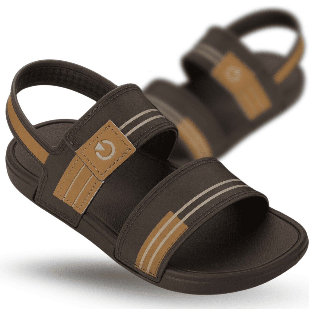 Papete Sandália Infantil Cartago Dakar Masculina Versátil Confortável Tiras Autocolantes em Oferta na Shopee