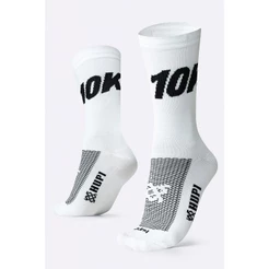 Meia HUPI para Corrida 10K Branco, Tamanho 36-42