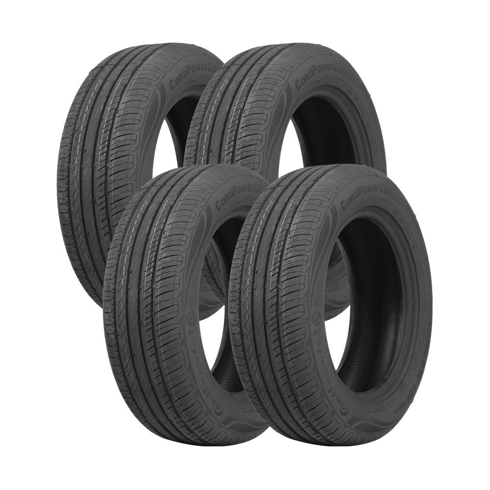 Jogo 4 Pneus Continental Aro 16 ContiPowerContact 195/55R16 87V em Oferta na Shopee