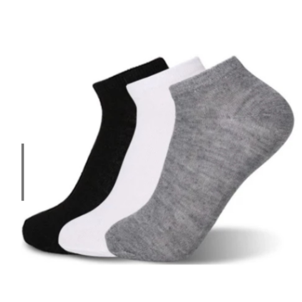 KIT 24 PARES MEIA CANO BAIXO MASCULINO FEMININO