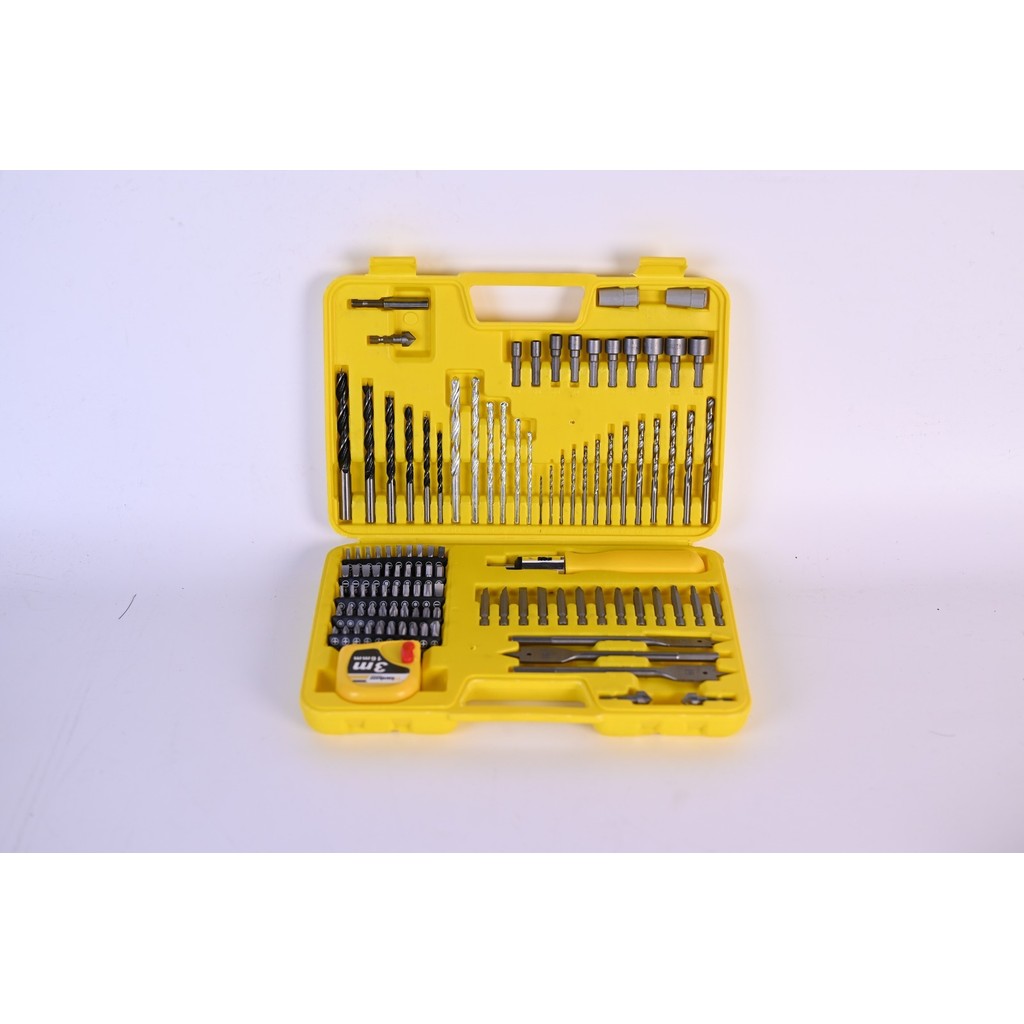 Kit De Brocas 110 Peças Com Maleta Plástica Titanium em Oferta na Shopee