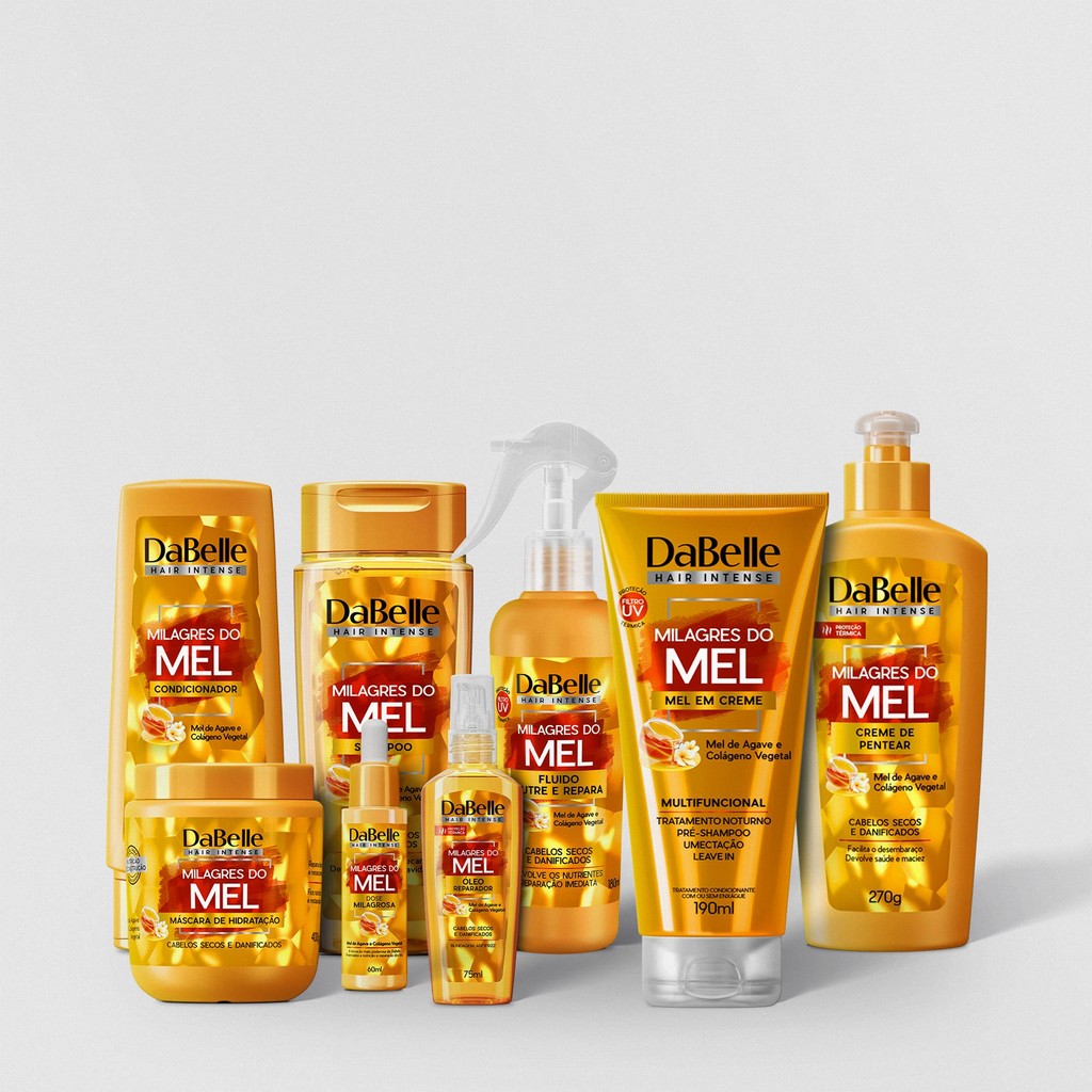 Kit DaBelle Nutrição 400g (8 produtos) - Milagres do Mel