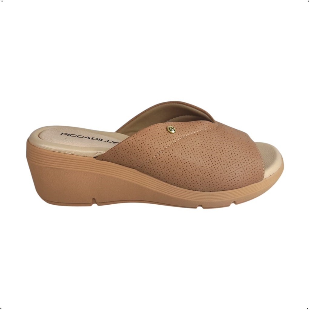 Tamanco Social Piccadilly Casual Anabela confortavel 5400376