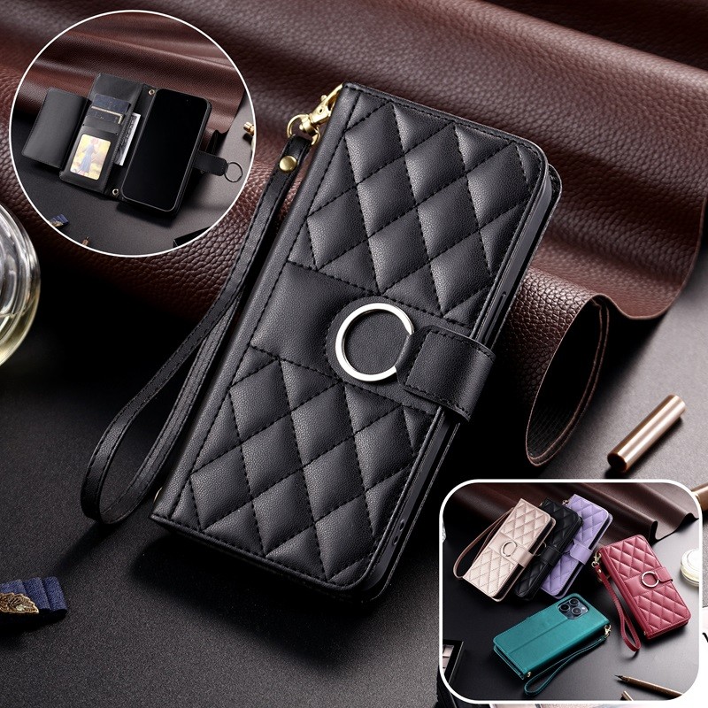Samsung Galaxy S24FE S23FE S21FE S20FE S25 S24 S23 S22 S21 Plus Ultra Capa de Celular Magnética Capinha de Carteira