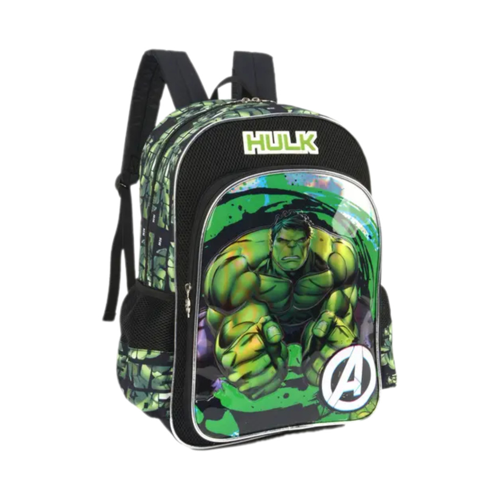 Mochila Hulk De Costas Marvel Infantil Luxcel Com Luva Hulk em Oferta na Shopee