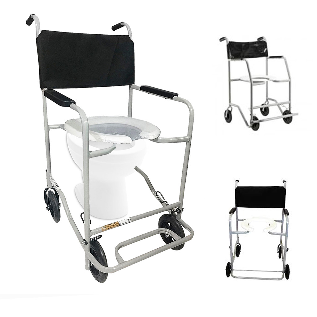 Cadeira De Rodas Higiênica Para Banho 85kg CDS 201