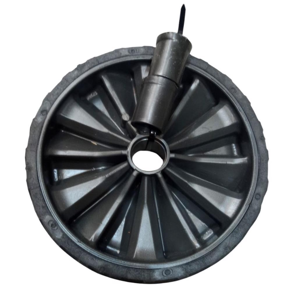 Roda Universal 8Pol. Para Carro Carrinho De Mão Carga Feira Transporte Carriola Até 100kg Multiuso - Home & Living