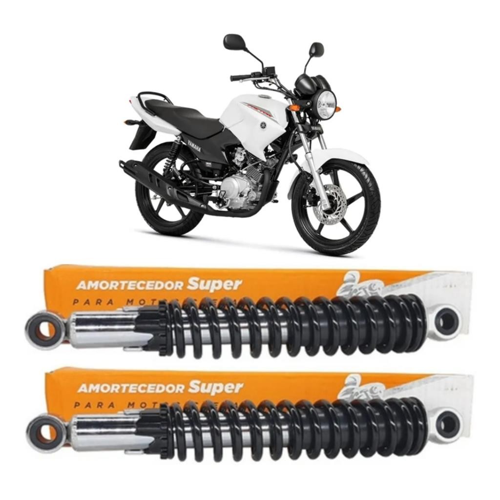 Par Amortecedor Traseiro Ybr 125 Factor 2000 2001 2002 2003 2004 2005 2006 2007