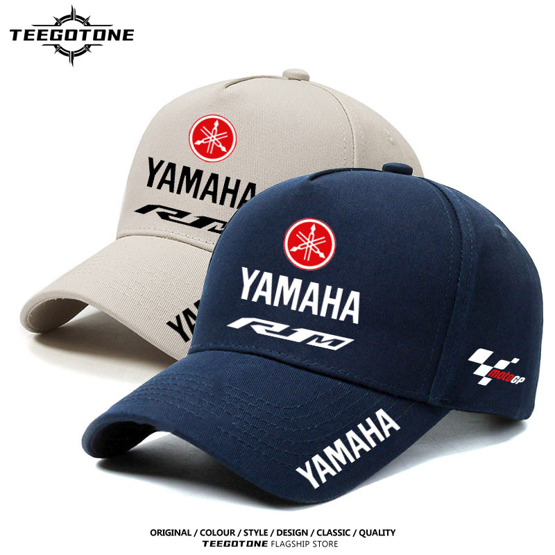 Verão Ciclismo Yamaha duckbill Boné Respirável Algodão Pára-Sol Lazer Motocicleta Entusiasta De Beisebol 0117