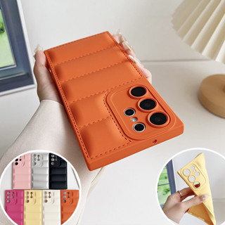 Capa Macia Para Samsung Galaxy S24 S23 FE S25 S22 Plus S25 Ultra 5G Cor Sólida À Prova De Choque em Oferta na Shopee