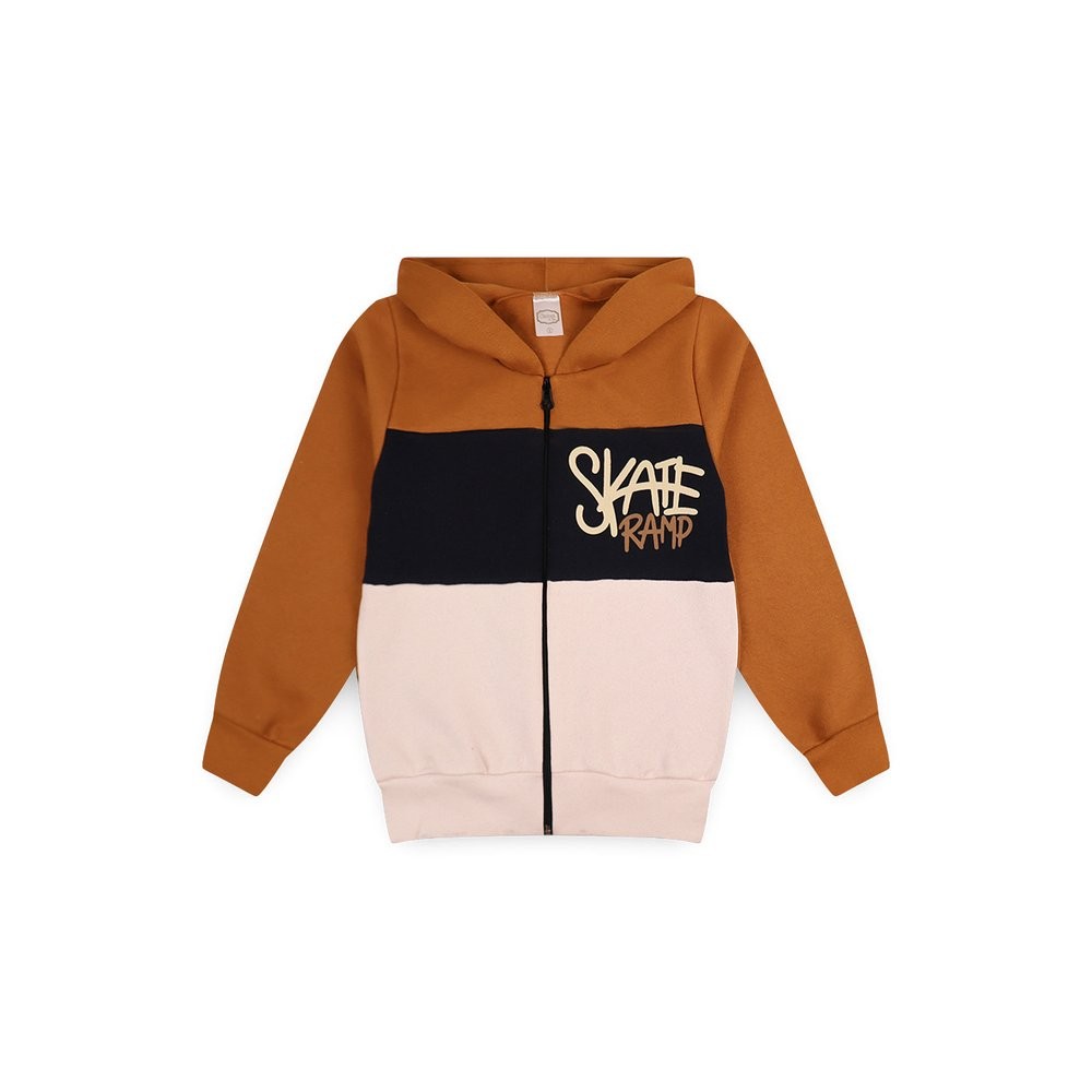 Jaqueta Moletom Infantil Menino c/ Capuz e Zíper Skate Ramp em Oferta na Shopee