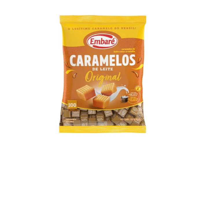 Bala  Caramelo De Leite 660g Embaré - Doce - Balas