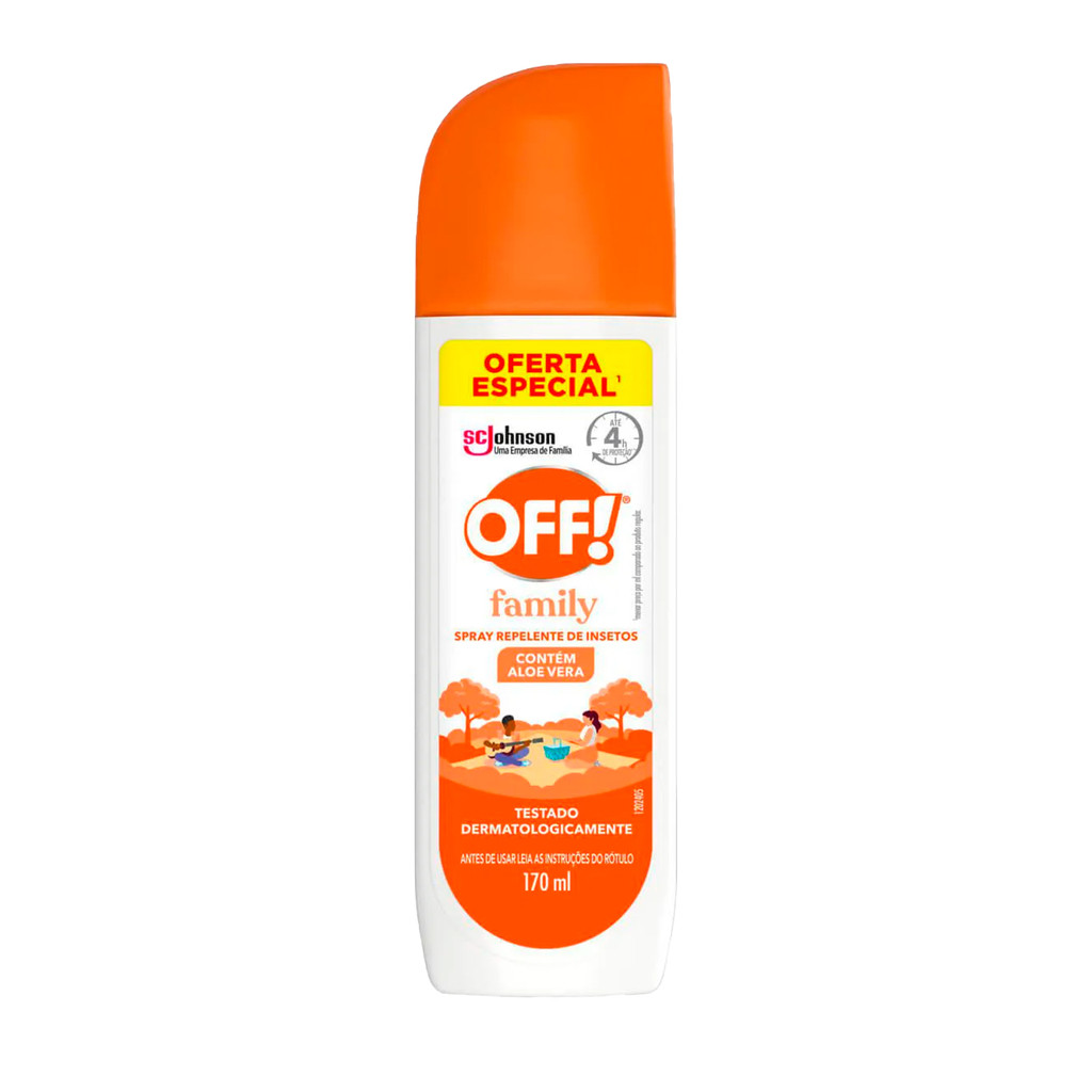 Kit Repelente OFF Family Spray 170ml