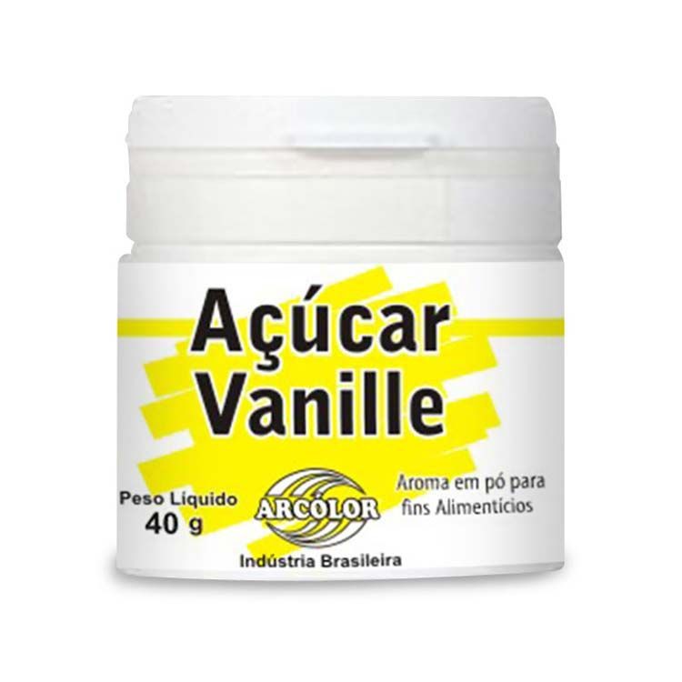 Açúcar Vanille 40g Arcolor (Excelente Produto) em Oferta na Shopee