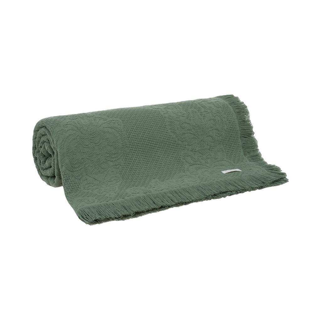 Colcha Queen Buddemeyer Medalhão 100% Algodão Branca - Home & Living