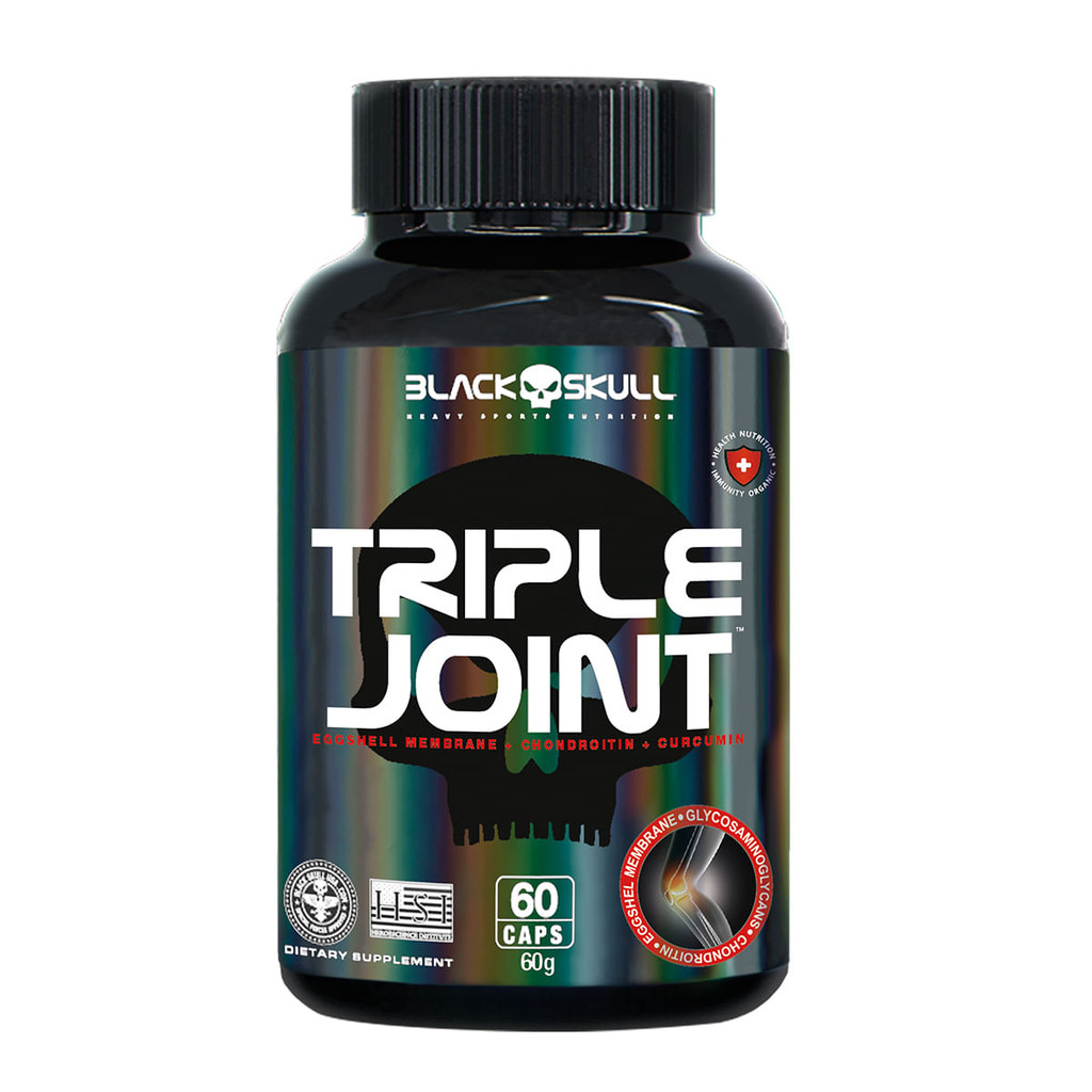 TRIPLE JOINT BLACK SKULL - 60 CAPS - Health