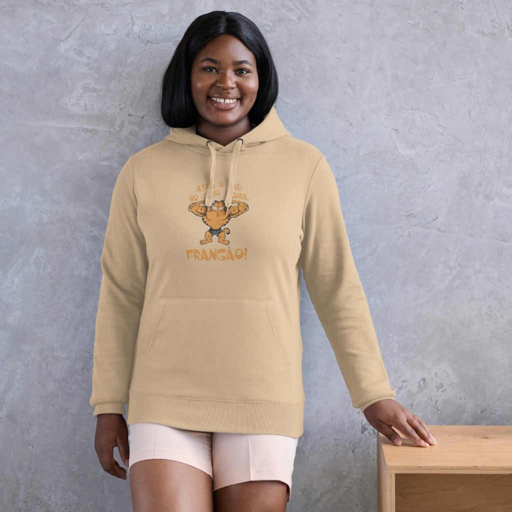 Moletom Feminino Masculino Estampado Garfield Academia Treinar