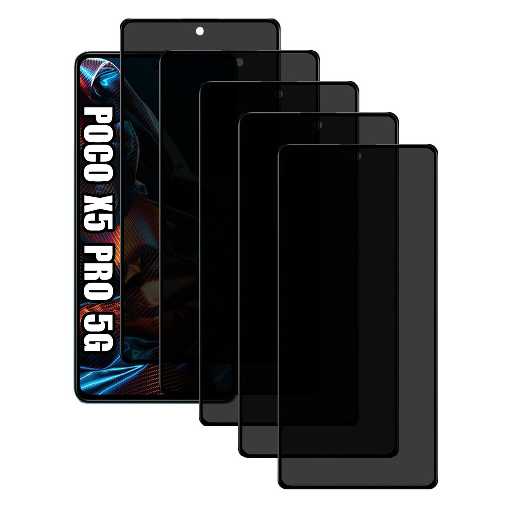 KIT Para Xiaomi Poco X5 Pro - Películas de Privacidade 3D em Oferta na Shopee